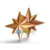 Украшение елочное "Звезда" 45 см парча