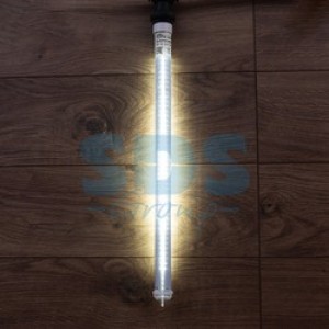 Сосулька светодиодная 50 см, 220V, Е27, двухсторонняя, 48х2 диодов, цвет диодов белый