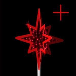 Верхушка-звезда из дюралайта с нитью (Z2) Верхушка-звезда из дюралайта с нитью (Z2)