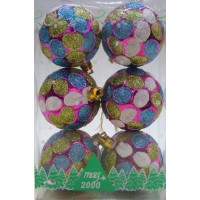 Набор шаров для елки д,6 см