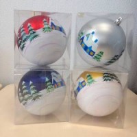 Набор шаров для елки д. 10 см