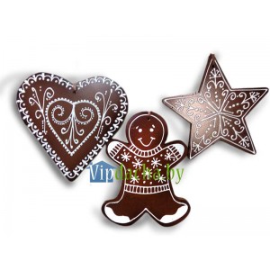 Украшение для уличной ели Пряник