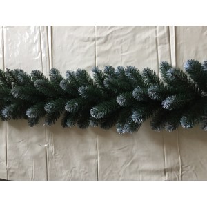 Гирлянда хвойная "Классика" с белыми кончиками  