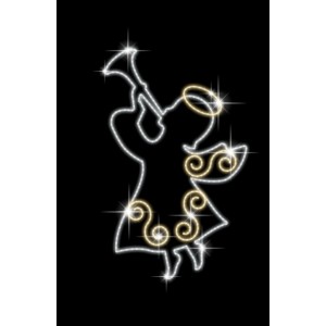 Световая фигура Ангел 2D