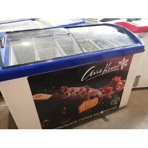 Морозильный ларь с гнутым стеклом M 400 S б/у