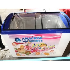 Морозильный ларь с гнутым стеклом M 300 S б/у