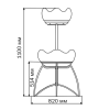 Цветочница "Пирамида" ЦП-1,3Р (конструкция с термочашами)