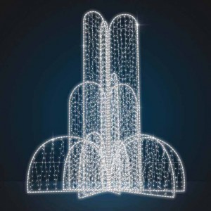 Светодиодная конструкция фонтан «Каскад» модель 2