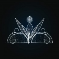 Светодиодная конструкция фонтан «Кувшинка» 