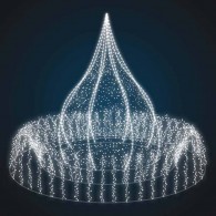 Светодиодная конструкция фонтан «Купол» 