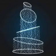 Светодиодная конструкция фонтан «Журчание» модель 3