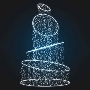 Светодиодная конструкция фонтан «Журчание» модель 3