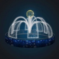 Светодиодная конструкция фонтан «Жемчужный» 