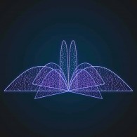 Светодиодная конструкция фонтан «Водопад» модель 2