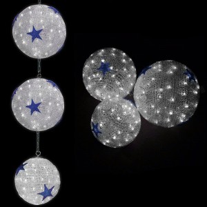 Три светодиодных шара модель 2