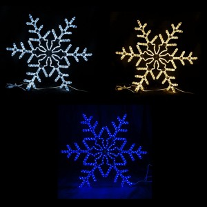 Светодиодная снежинка модель 9