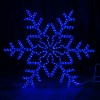 Светодиодная снежинка модель 9