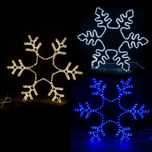 Светодиодная снежинка модель 12