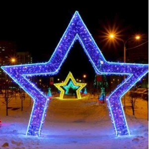 3D Светодиодная арка «Звезда»