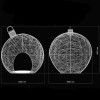 3D Светодиодная арка «Елочный шар» модель 1