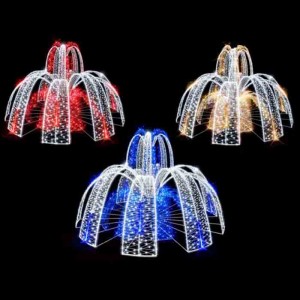 3D Светодиодная каркасная фигура «Фонтан»