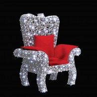 3D Светодиодная фигура «Кресло Санты»