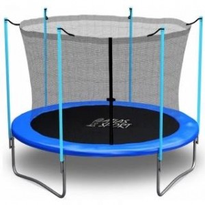 Батут Atlas Sport 312 см (внутренняя сетка и лестница) BLUE Батут Atlas Sport 312 см (внутренняя сетка и лестница) BLUE