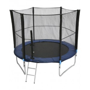 Батут c внешней сеткой безопасности и лестницей (стандартные стойки безопасности),8 футов,(244см), 08342S2YL Батут c внешней сеткой безопасности и лестницей (стандартные стойки безопасности),8 футов,(244см), 08342S2YL