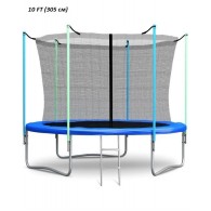 Батут c внутренней сеткой безопасности и лестницей(стандартные стойки безопасности),10 футов(305см), 10354S2NL Батут c внутренней сеткой безопасности и лестницей(стандартные стойки безопасности),10 футов(305см), 10354S2NL