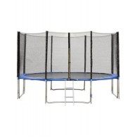 Батут с сеткой безопасности и лестницей (длинные стойки безопасности),13 футов,(396см),13480L2YL Батут с сеткой безопасности и лестницей (длинные стойки безопасности),13 футов,(396см),13480L2YL