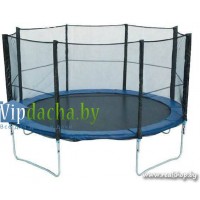 Батут складной с защитной сеткой и лестн
