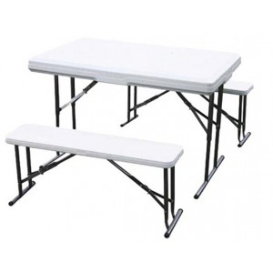 Складной стол Green Glade WX-B183 с 2 скамейками Складной стол Green Glade WX-B183 с 2 скамейками