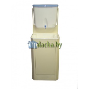 Умывальники "Дачный" с тумбой с бачком "Комфорт", пластиковая раковина Умывальники "Дачный" с тумбой с бачком "Комфорт", пластиковая раковина