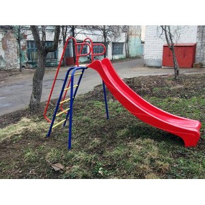 Горка пластиковая 2.2 м с подставкой Горка пластиковая 2.2 м с подставкой