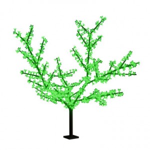 Светодиодное дерево "Сакура", высота 3,6м, диаметр кроны 3,0м, зеленые светодиоды, IP 65, понижающий трансформатор в комплекте, NEON-NIGHT