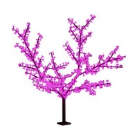 Светодиодное дерево "Сакура", высота 1,5м, диаметр кроны 1,8м, фиолетовые светодиоды, IP 65, понижающий трансформатор в комплекте, NEON-NIGHT 